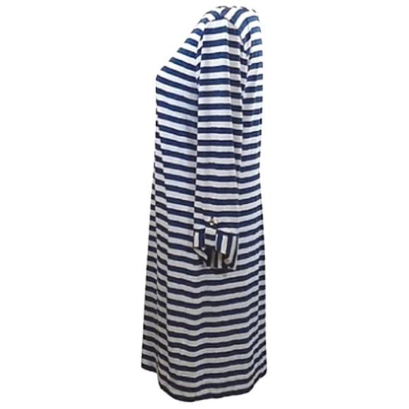 Lilly Pulitzer Marlowe Dress in Bright Navy Positano Stripe - Picture 8 of 16